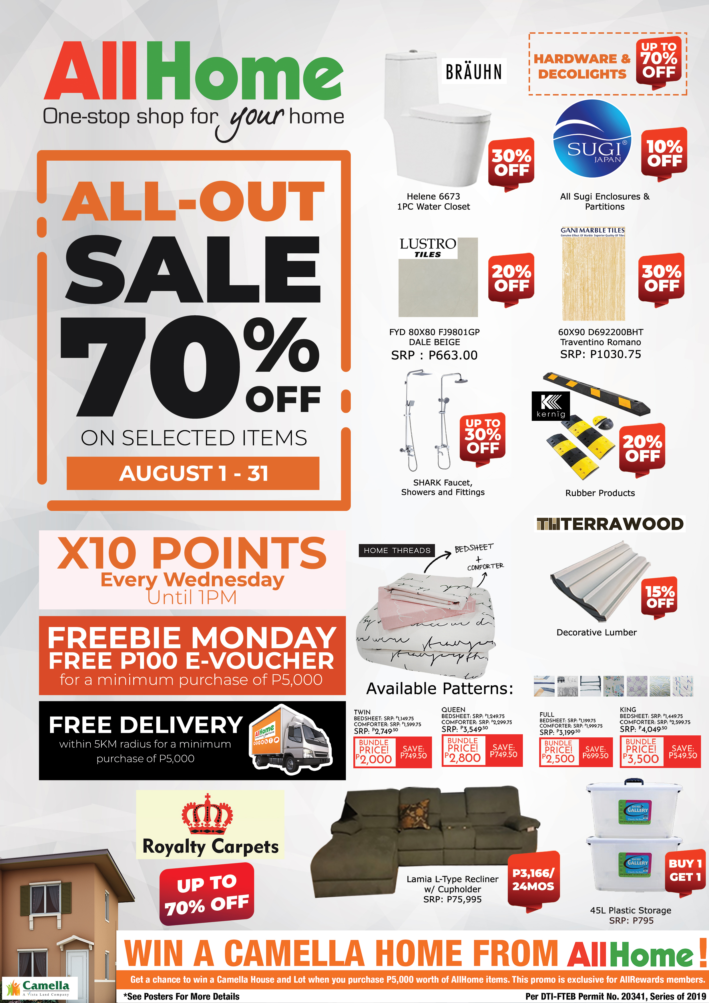 AllHome All Out Sale at AllHome