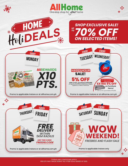 HomeHoliDeals at AllHome